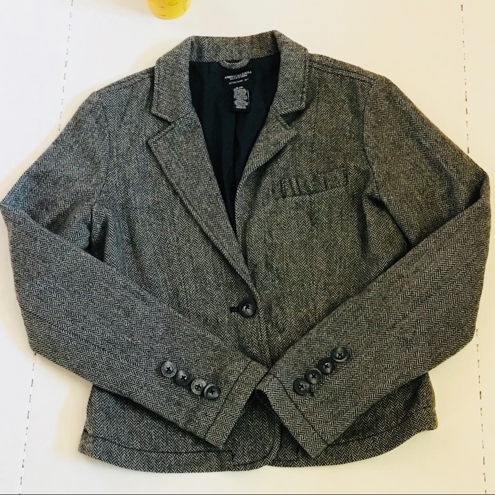 AEO Gray Blazer Size Small